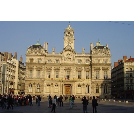La façade des Terreaux de la mairie de Lyon.