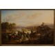 L'ile Barbe en 1824 vue par Antoine Duclaux sur le tableau du musée des Beaux Arts.