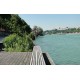 Les berges du Rhône du Viaduc au quai du Canada