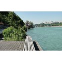 Les berges du Rhône du Viaduc au quai du Canada